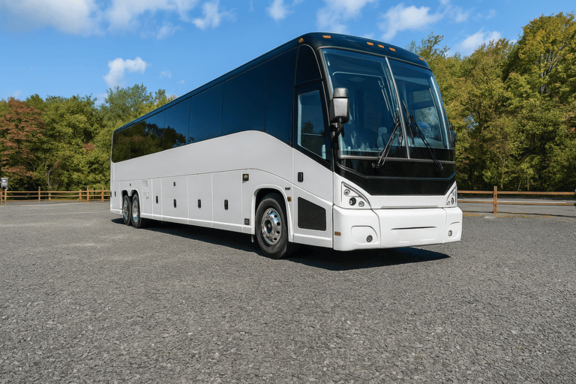 Charter Bus Rental Hawthorne 56 Passenger Charter Bus